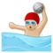 Person Playing Water Polo - Medium Light emoji on Samsung